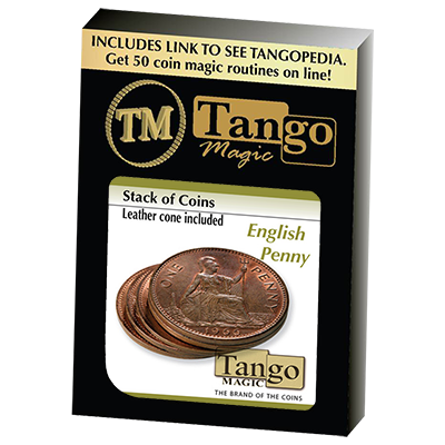 (image for) Stack of coin English Penny by Tango - Trick (D0057) - Click Image to Close