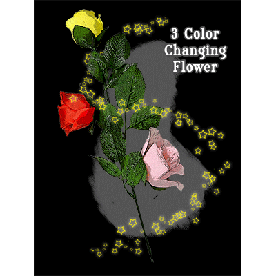 (image for) Three Color Changing Floating Flower by JL Magic - Trick - Click Image to Close