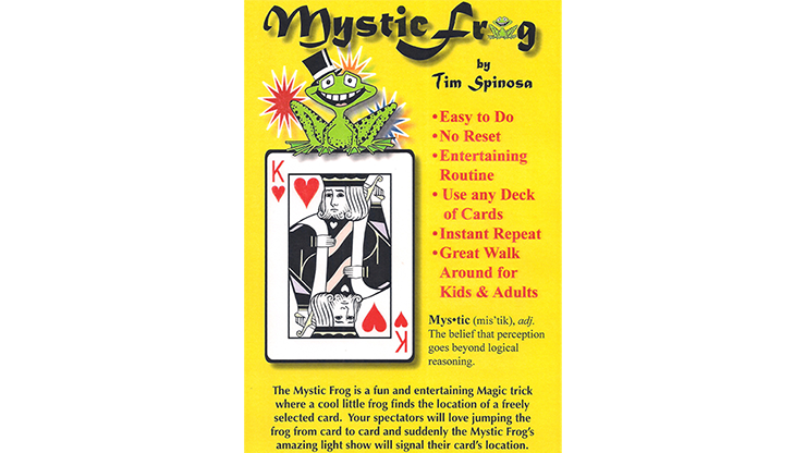 (image for) Mystic Frog by Tim Spinosa - Trick (online instructions) - Click Image to Close