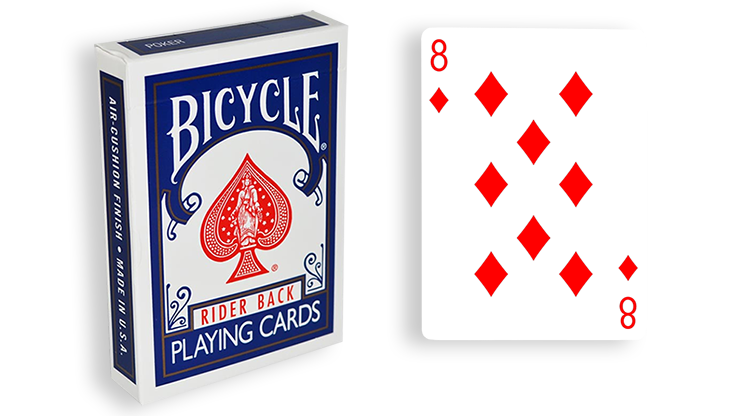(image for) Blue One Way Forcing Deck (8d) - Click Image to Close