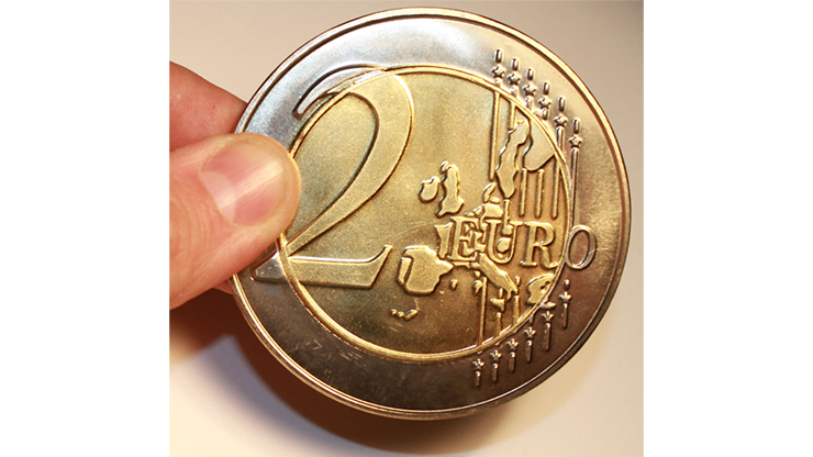 (image for) Jumbo 2 Euro Economy coin - Trick - Click Image to Close