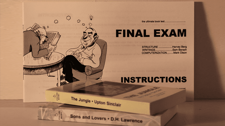 (image for) Final Exam Book Test Harvey Berg - Trick - Click Image to Close