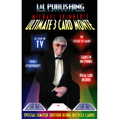 (image for) Michael Skinner's Ultimate 3 Card Monte (Red) - Trick - Click Image to Close