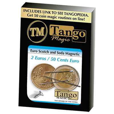 (image for) Magnetic Scotch and Soda 2 Euro and 50 cent Euro by Tango -Trick (E0077) - Click Image to Close