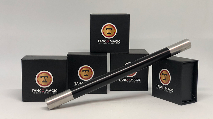 (image for) Mini Magic Wand in Black (with silver tips)( W003 ) by Tango-Trick - Click Image to Close
