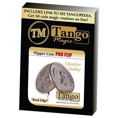(image for) Flipper coin Pro Flip Quarter dollar (D0105) by Tango - Click Image to Close