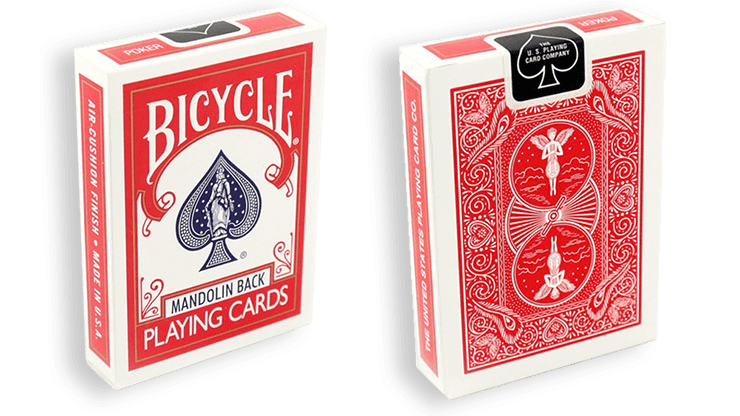 (image for) Bicycle Playing Cards 809 Mandolin Red by USPCC - Click Image to Close