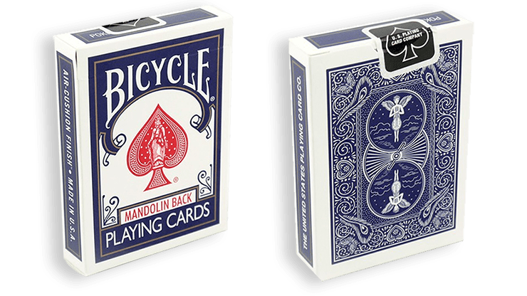 (image for) Bicycle Playing Cards 809 Mandolin Blue by USPCC - Click Image to Close