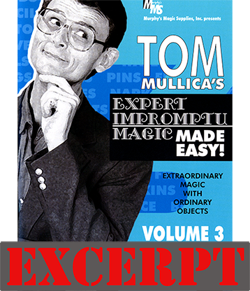 (image for) Paul Harris' Fizz Master video DOWNLOAD (Excerpt of Mullica Expert Impromptu Magic Made Easy Tom Mullica- #3, DVD) - Click Image to Close