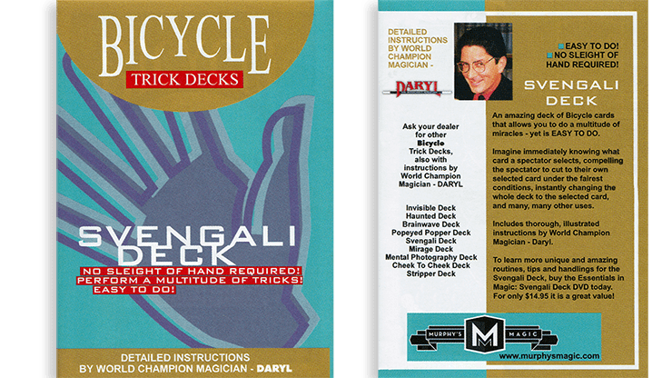 (image for) Svengali Deck Mandolin Bicycle (Blue)