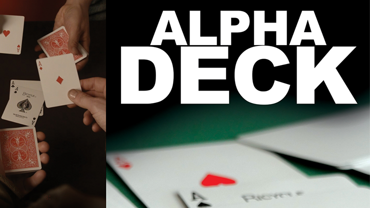 (image for) Alpha Deck (Cards and Online Instructions) by Richard Sanders - Trick - Click Image to Close