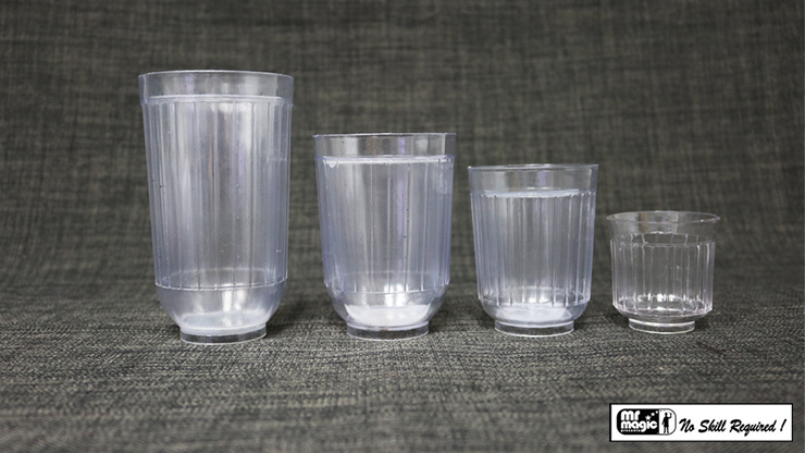 (image for) Diminishing Milk Glasses (multum in Parvo) by Mr. Magic
