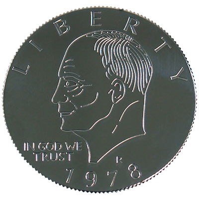 (image for) Eisenhower Palming Coin (Dollar Sized)by You Want it We Got it - Trick - Click Image to Close