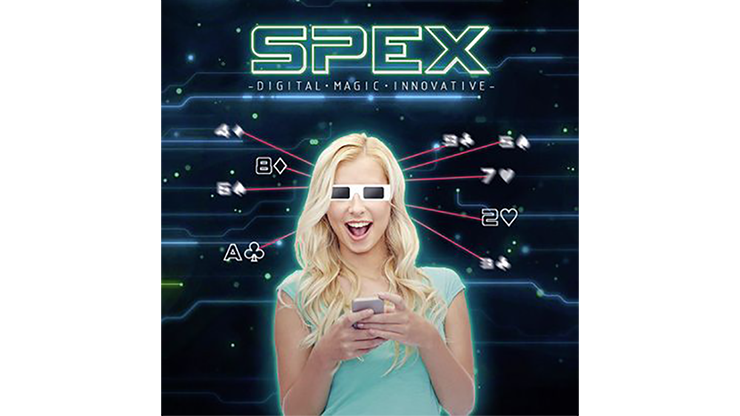 (image for) SPEX GLASSES (8 of Diamonds Version) by Magic Dream - Trick - Click Image to Close