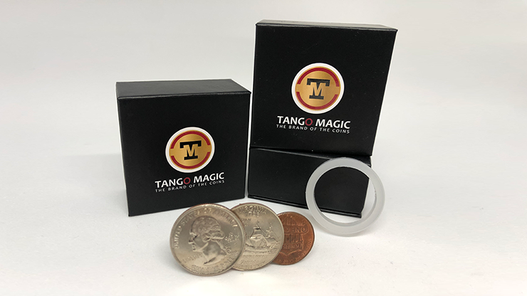 (image for) Locking Trick 61 cents (w/DVD)(2 Quarters, 1 Dime, 1 Penny) by Tango - Trick (D0130) - Click Image to Close