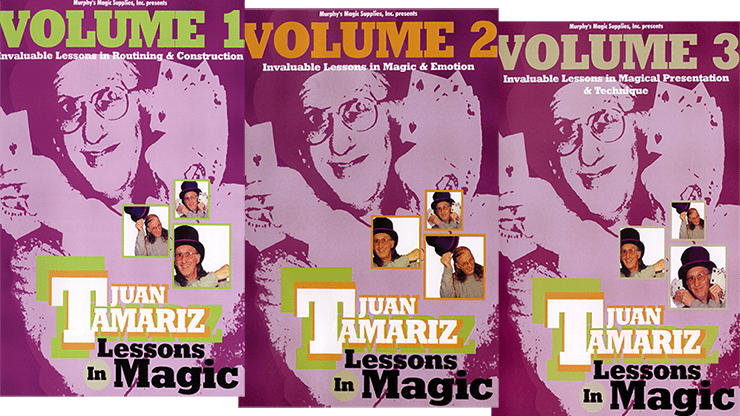 (image for) 3 Vol. Combo Juan Tamariz Lessons in Magic video DOWNLOAD - Click Image to Close