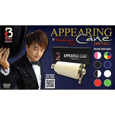 (image for) Appearing Cane (Metal / Black) by Handsome Criss Taiwan Ben Magic - Trick - Click Image to Close