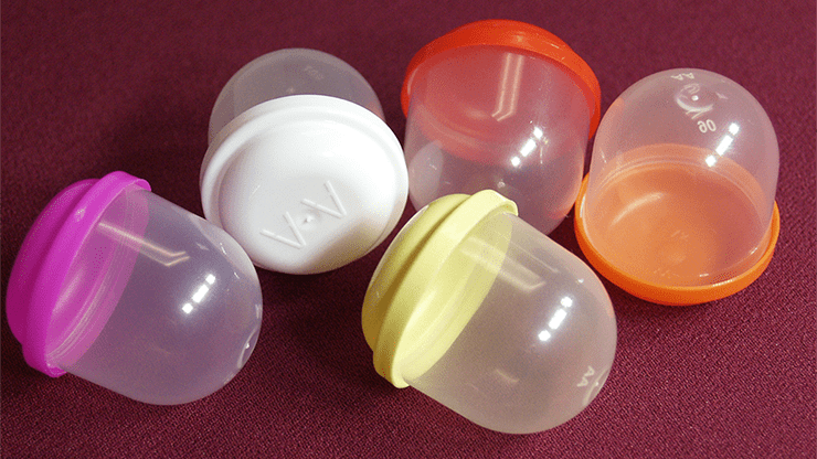 (image for) Gum Ball Refill Capsules (5ct.) - by Buzz Lawrence - Trick - Click Image to Close