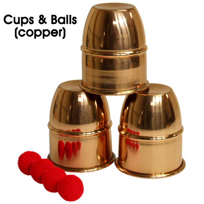 (image for) Cups & Balls (Copper) by Premium Magic - Trick - Click Image to Close