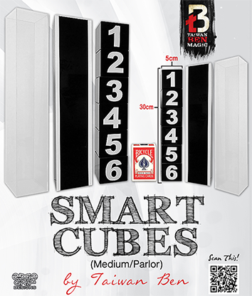 (image for) Smart Cubes (Medium / Parlor) by Taiwan Ben - Trick - Click Image to Close