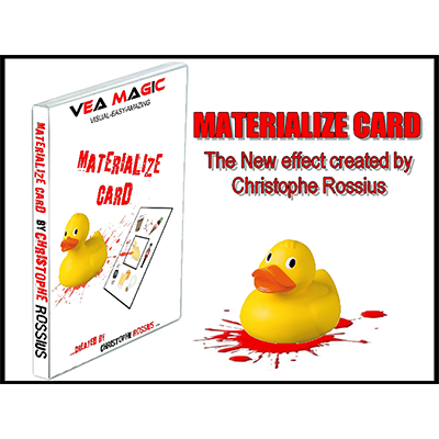 (image for) MATERIALIZE CARD Materialize Card by Christophe Rossius - Trick - Click Image to Close