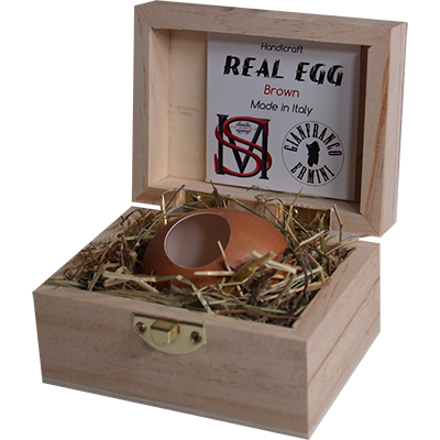 (image for) Real Egg (Brown) by Gianfranco Ermini & Stratomagic - Trick