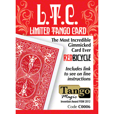 (image for) Limited Tango Card Red (T.L.C.) (C0006) by Tango - Trick - Click Image to Close