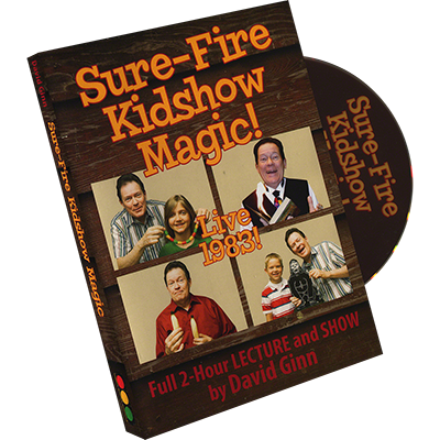 (image for) Sure Fire Kid-show Magic by David Ginn - DVD - Click Image to Close