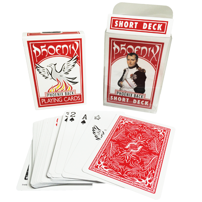 (image for) Phoenix Short Deck Red (Casino Quality) by Card-Shark - Trick - Click Image to Close