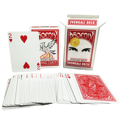 (image for) Phoenix Svengali Deck Red (Casino Quality) by Card-Shark - Trick - Click Image to Close