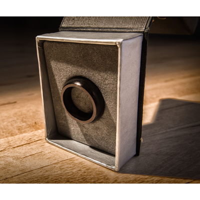 (image for) Kinetic PK Ring (Black) Curved size 11 by Jim Trainer - Trick - Click Image to Close
