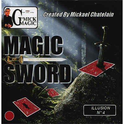(image for) Magic Sword Card (Red)by Mickael Chatelain - Trick - Click Image to Close