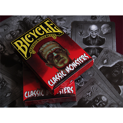 (image for) Classic Monsters (Limited Edition Colored Tuck) by Classics Playing Cards - Trick - Click Image to Close