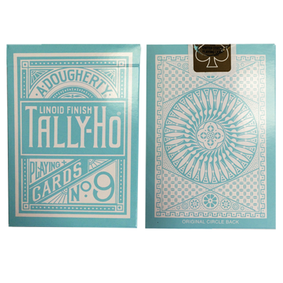 (image for) Tally Ho Reverse Circle back (Mint Blue) Limited Ed. by Aloy Studios / USPCC - Click Image to Close