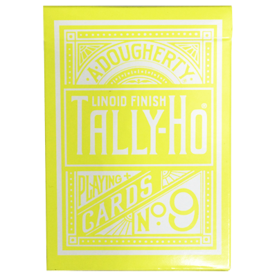 (image for) Tally Ho Reverse Circle back (Yellow) Limited Ed. by Aloy Studios / USPCC - Click Image to Close