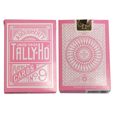 (image for) Tally Ho Reverse Circle back (Pink) Limited Ed. by Aloy Studios / USPCC - Click Image to Close