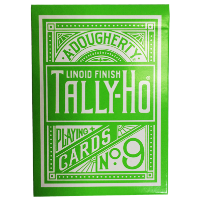 (image for) Tally Ho Reverse Circle back (Green) Limited Ed. by Aloy Studios / USPCC - Click Image to Close