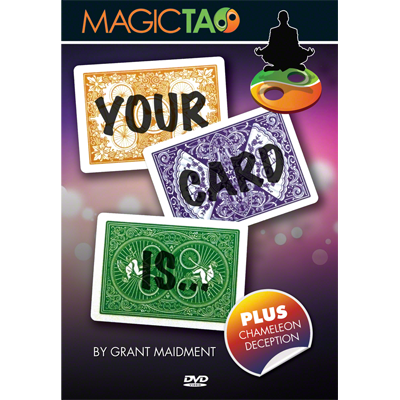 (image for) Your Card Is (DVD and Gimmick) by Grant Maidment and Magic Tao - DVD - Click Image to Close