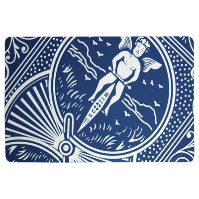 (image for) Pro-elite Workers Mat (Blue Card Design) by Paul Romhany - Trick - Click Image to Close