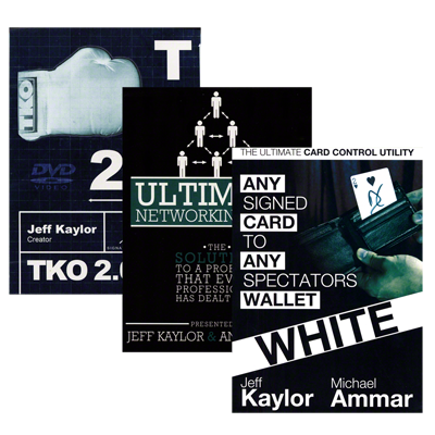 (image for) The Jeff Kaylor Sampler Pack (Includes Any Card to Any Spectator's Wallet-WHITE, TKO2.0, and The Ultimate Networking Tool) - Trick - Click Image to Close