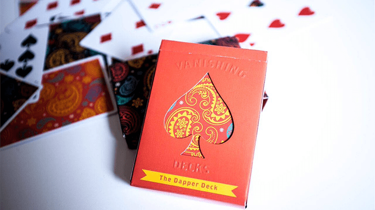 (image for) The Dapper Deck (Orange) Printed at USPCC by Vanishing Inc. - Click Image to Close