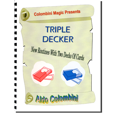 (image for) Triple Decker (Spiral Bound) by Aldo Colombini - Book - Click Image to Close