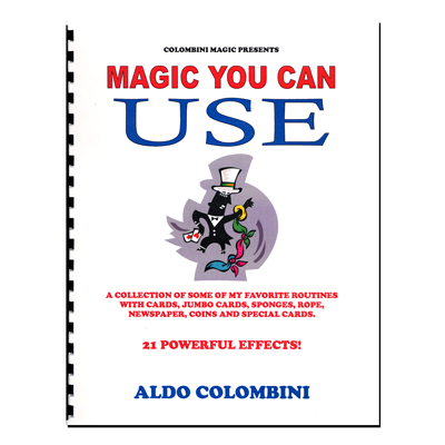 (image for) Magic You Can Use (Spiral Bound) by Aldo Colombini - Book - Click Image to Close