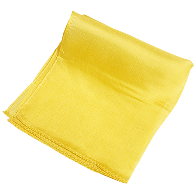 (image for) Silk 9 inch (Yellow) Magic by Gosh - Trick - Click Image to Close