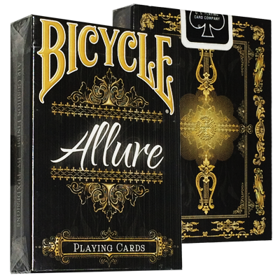 (image for) Bicycle Allure Black Deck by Gambler's Warehouse - Click Image to Close