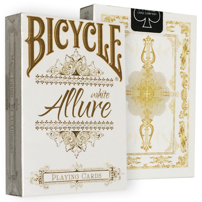 (image for) Bicycle Allure White Deck by Gambler's Warehouse Playing Cards - Click Image to Close