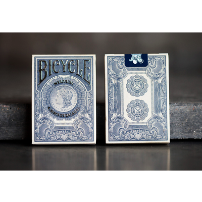 (image for) Bicycle Silver Certificate Deck by Gambler's Warehouse - Click Image to Close