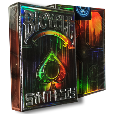 (image for) Bicycle Synthesis Blue Limited Edition Deck by Gambler's Warehouse - Click Image to Close