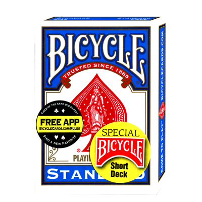(image for) Bicycle Short Deck (Blue) by US Playing Card Co. - Click Image to Close