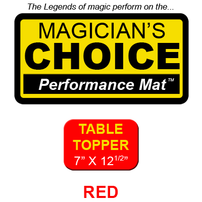 (image for) Table Topper Close-Up Mat (RED - 7x12.5) by Ronjo - Tric - Click Image to Close